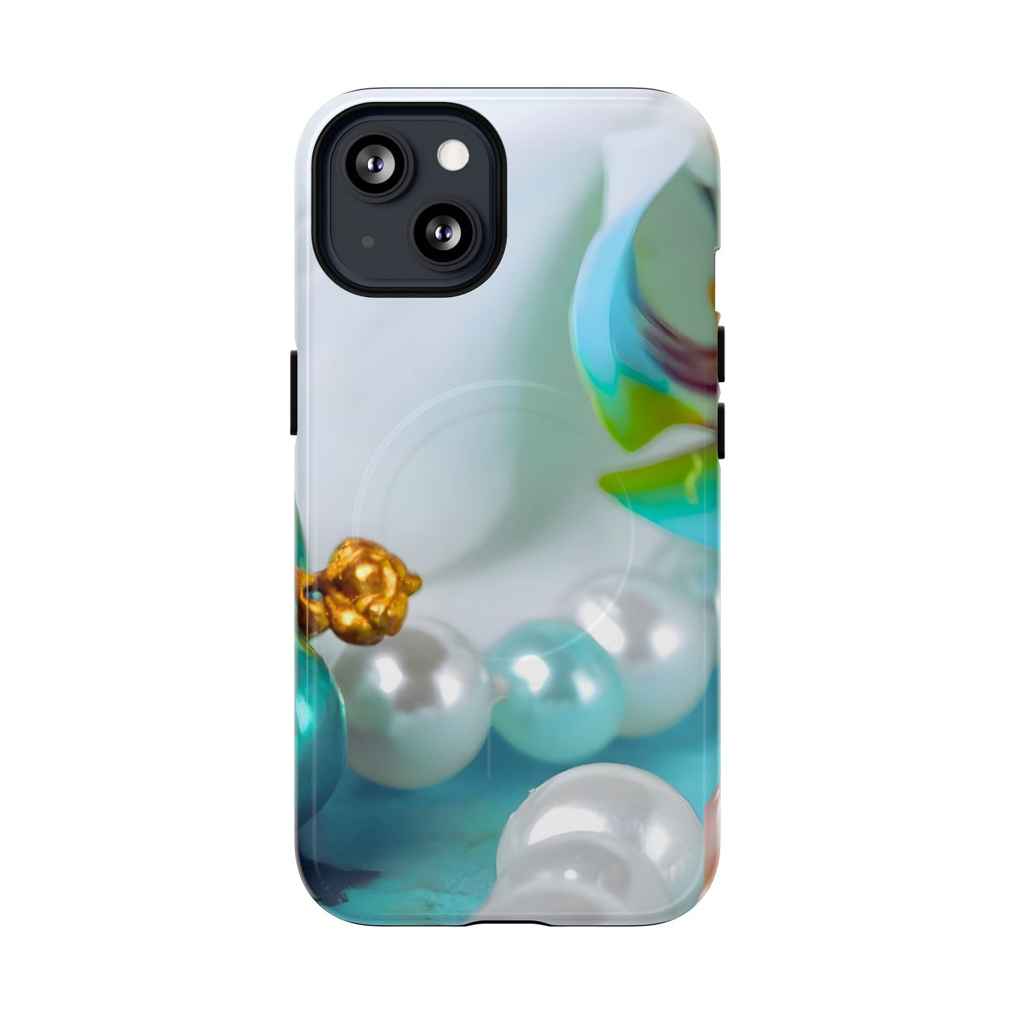 Protective Magnetic Phone Case – Mermaid's Pearl