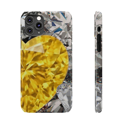 Slim Phone Case – Heart of Gold