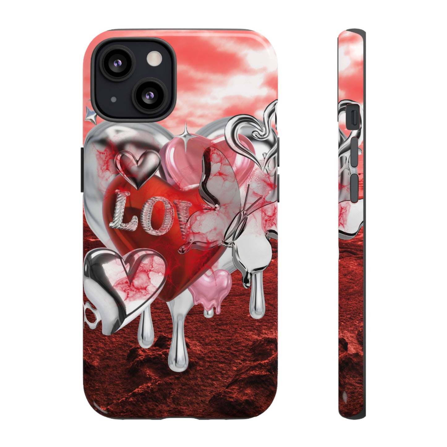 Protective Phone Case – Chrome Love
