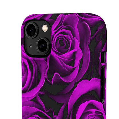 Snap Phone Case – Amethyst Roses