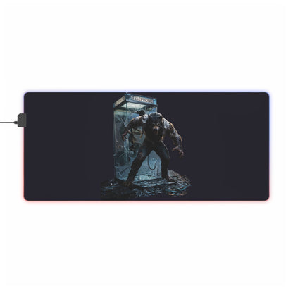 Gaming LED Desk Mat – The Hunt Begins