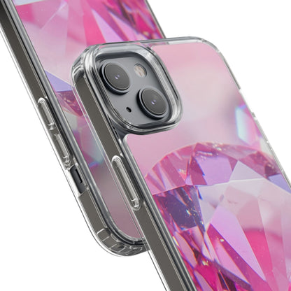 Clear Phone Case – Pink Ice