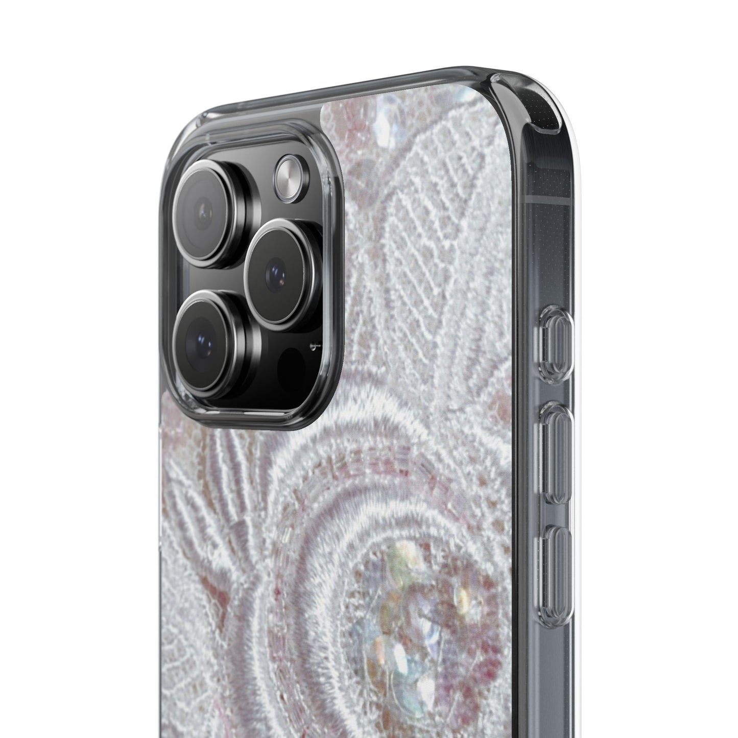 Clear Phone Case – Lace Veil