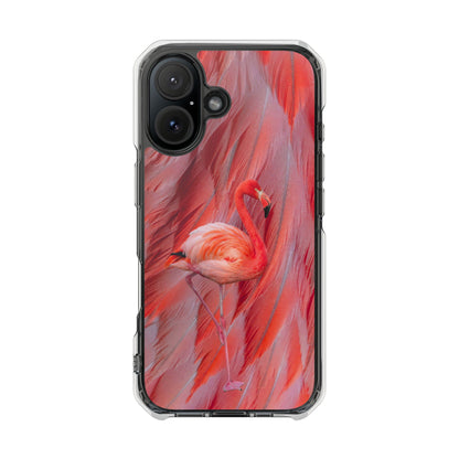 Clear Magnetic Phone Case – Scarlet Plume