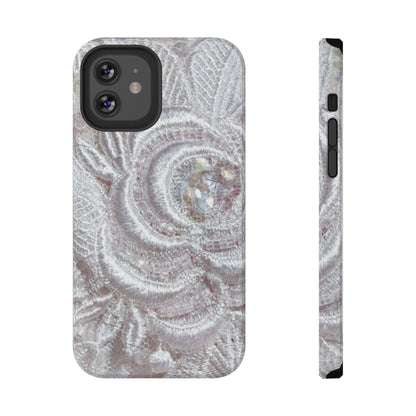 Impact-Resistant Phone Case – Lace Veil