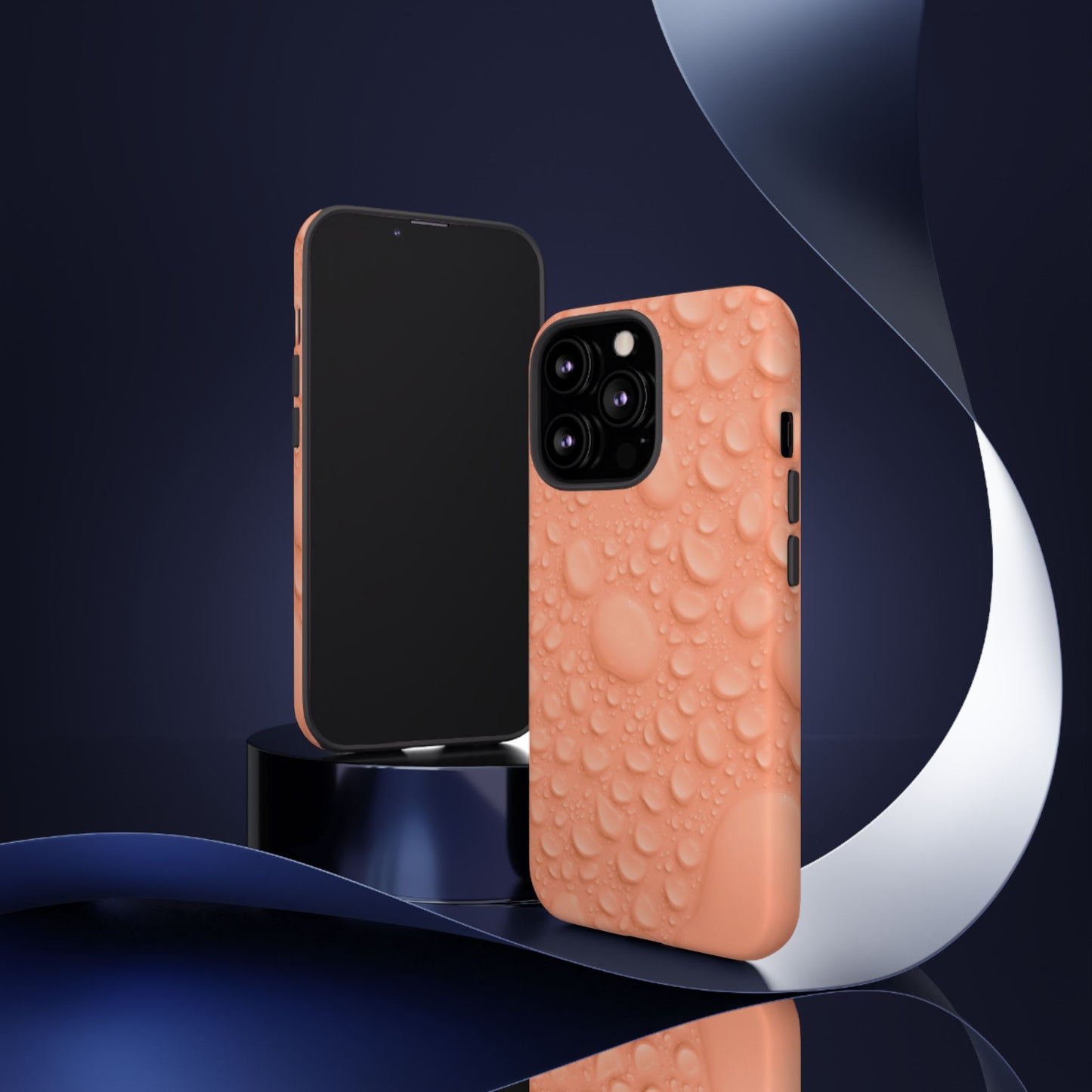 Protective Phone Case – Apricot Rain