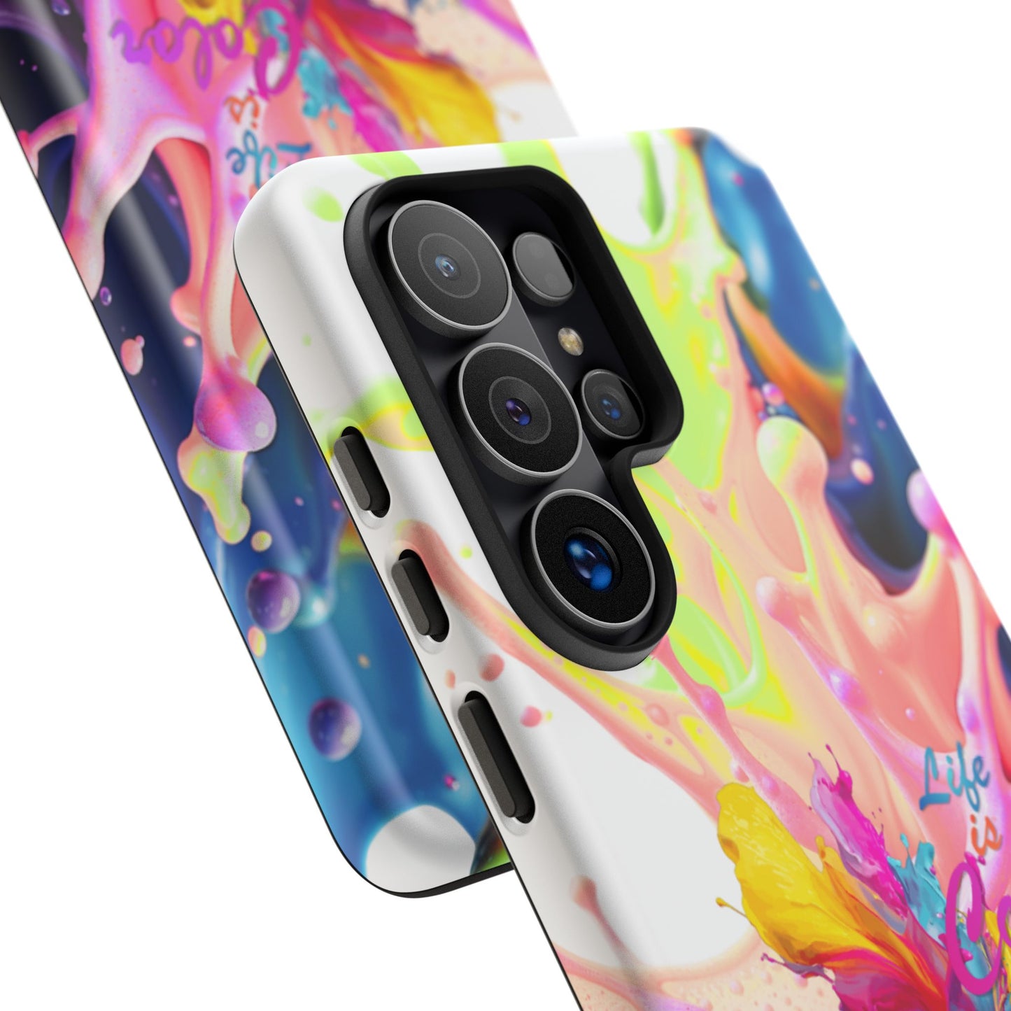 Color Splash Phone Case — “Life in Color” Protective Tough Case
