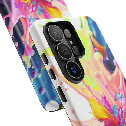 Color Splash Phone Case — “Life in Color” Protective Tough Case
