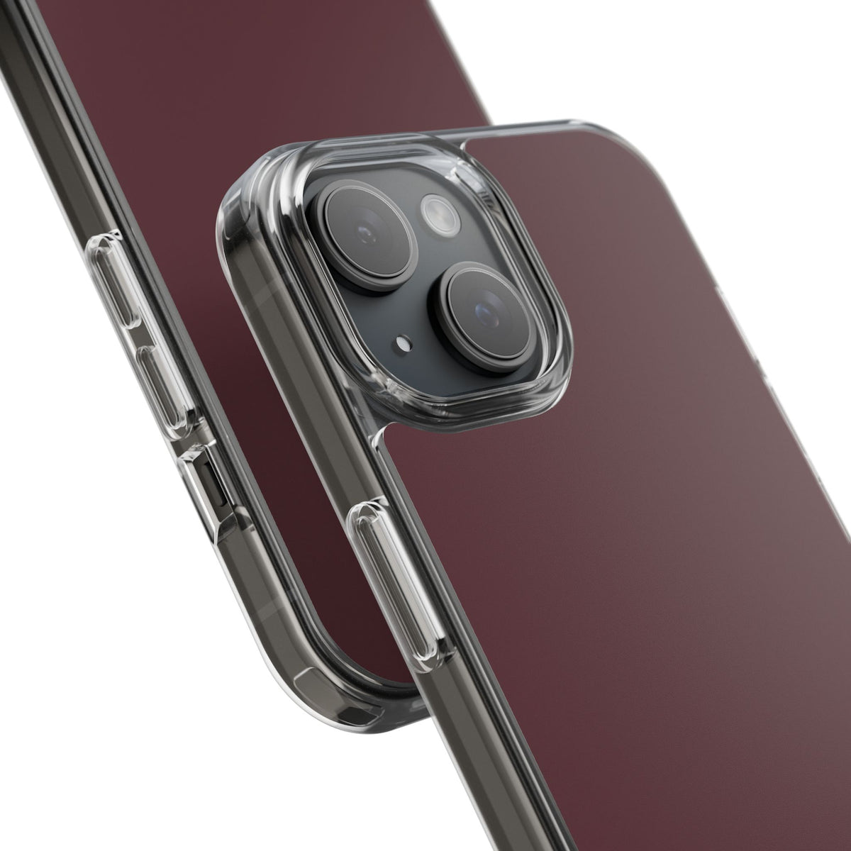 Clear Phone Case – Mulled Wine – Compatible with iPhone 13–17 & Samsung Galaxy S25–S26 Series