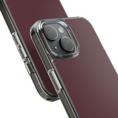 Clear Phone Case – Mulled Wine – Compatible with iPhone 13–17 & Samsung Galaxy S25–S26 Series