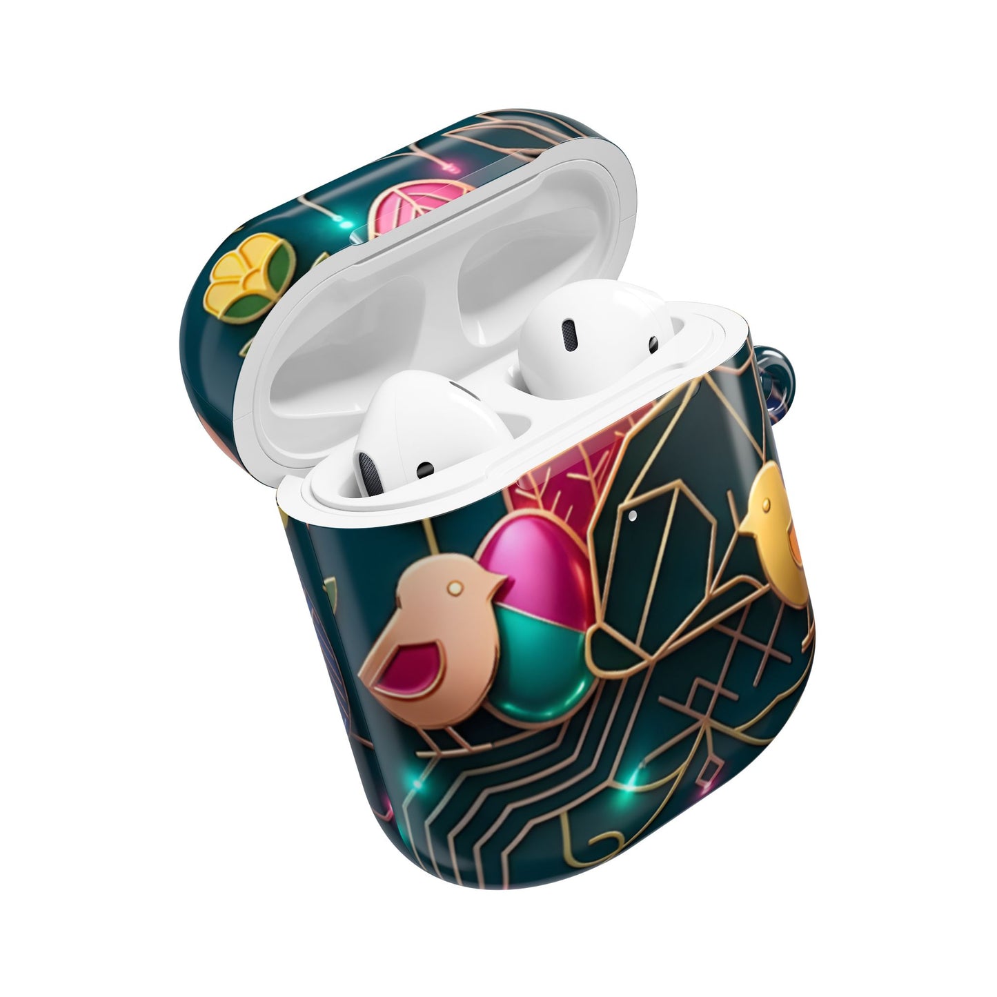Earbud Case Cover – Jeweled Garden