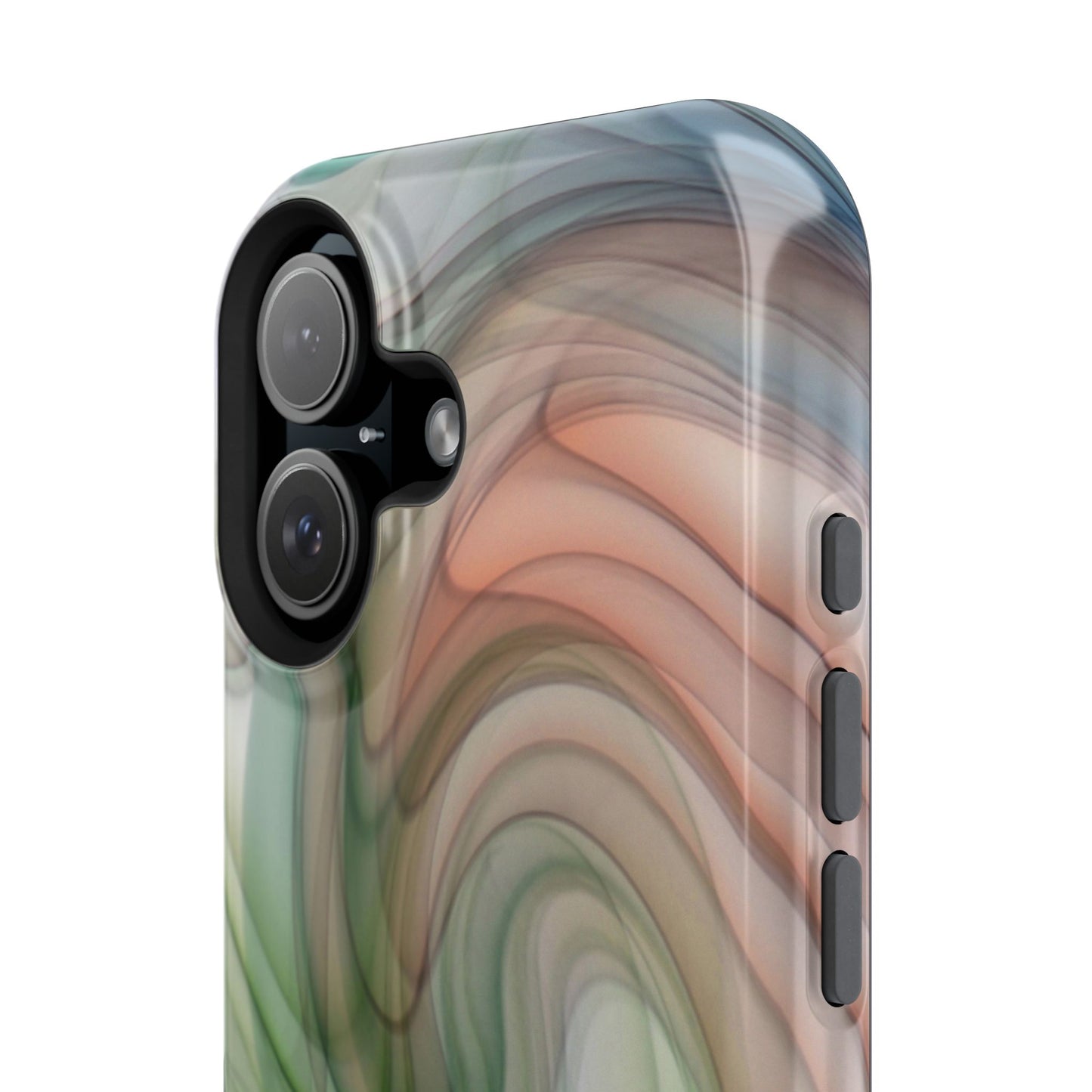 Impact-Resistant Phone Case – Marble Flow