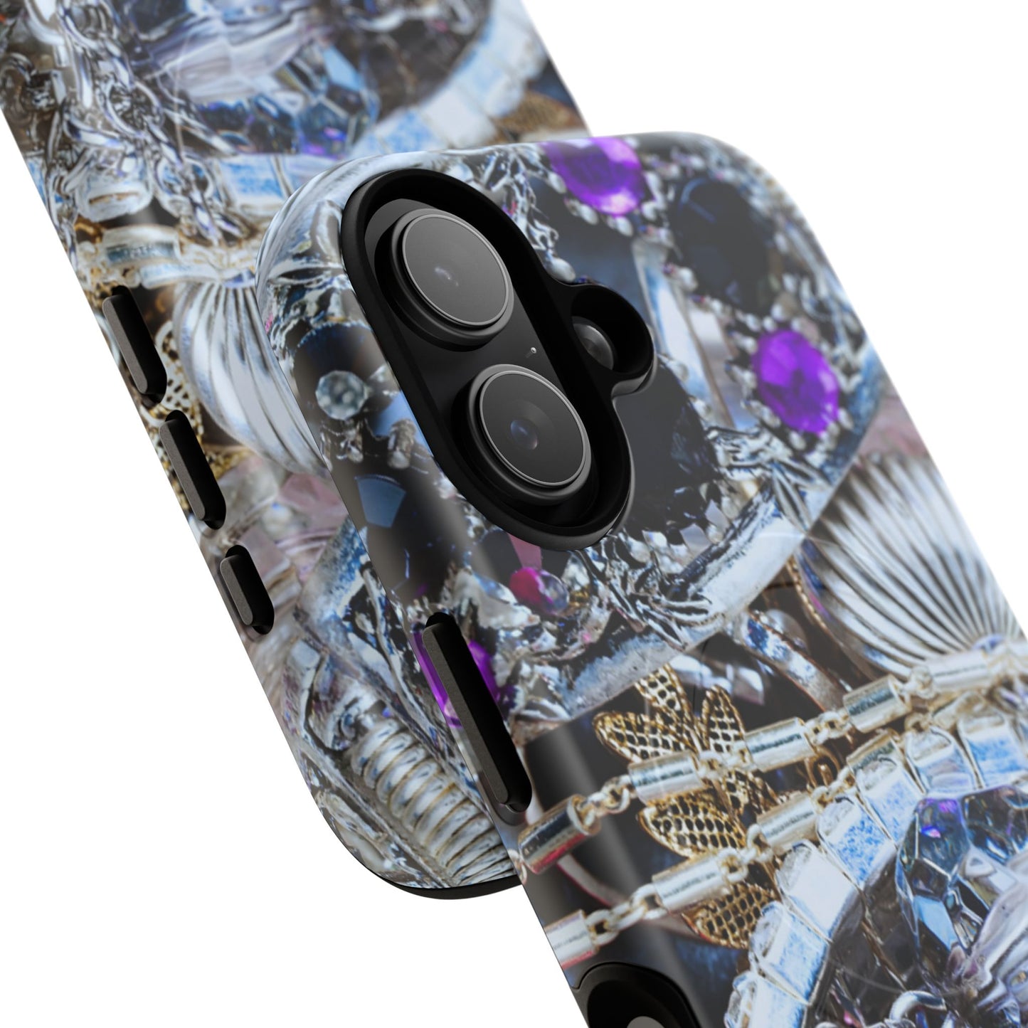 Protective Magnetic Phone Case – Chrome Jewel