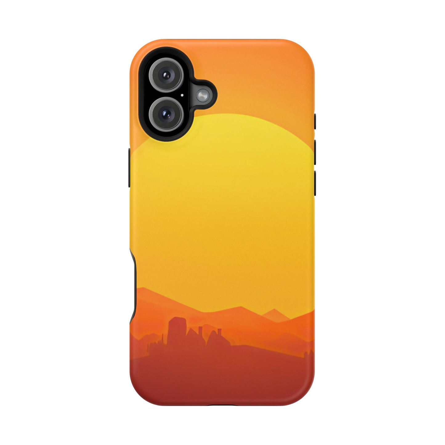 Wireless-Charging Compatible Case – Desert Sunrise