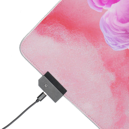 Gaming LED Desk Mat – Cotton Candy Dream