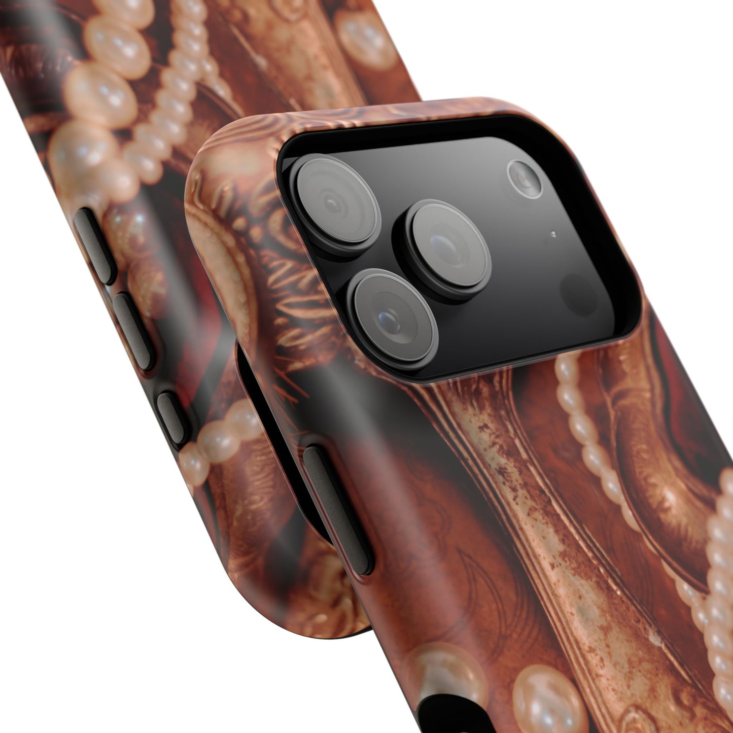 Impact-Resistant Phone Case – Bronze Vanity