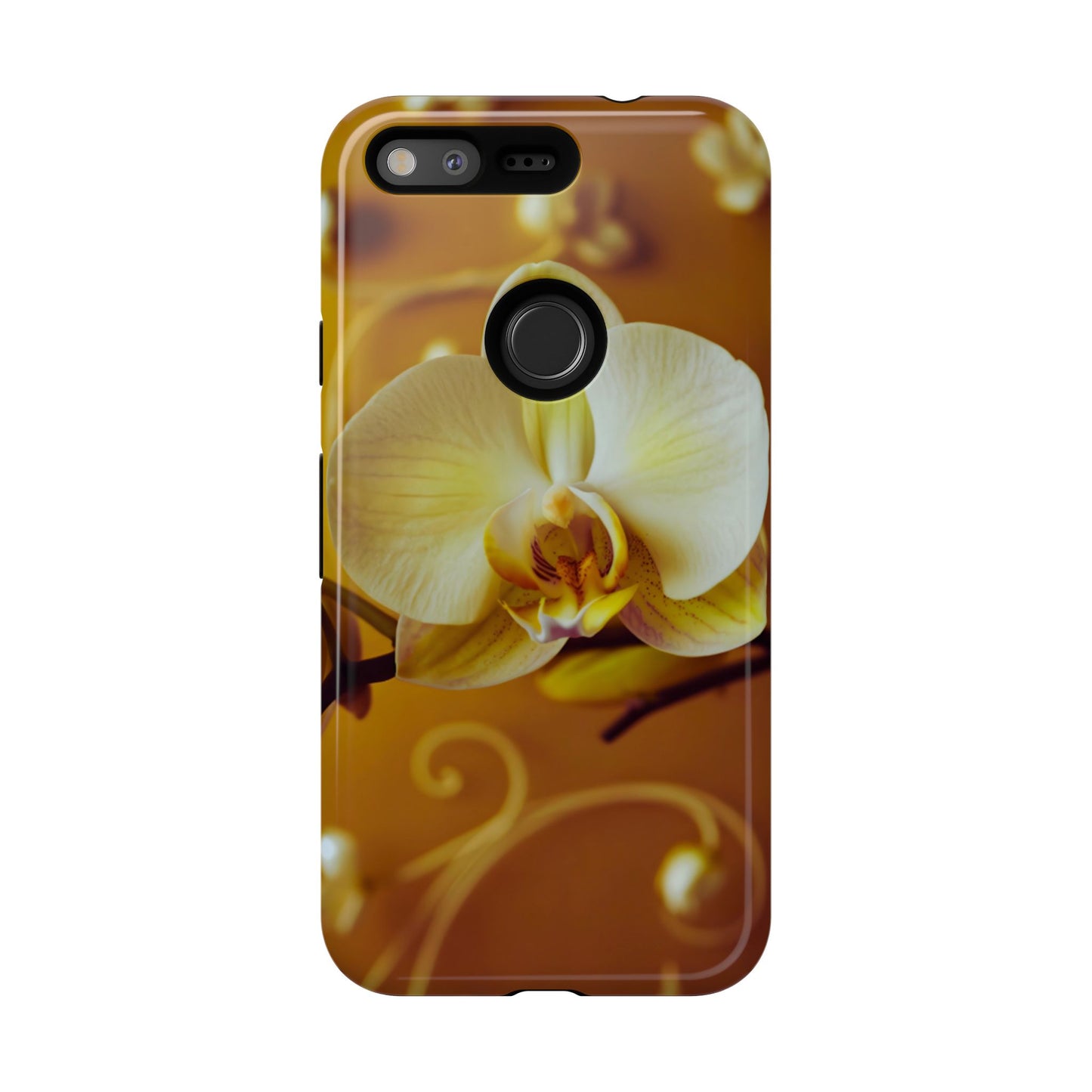 Protective Phone Case – Amber Orchid