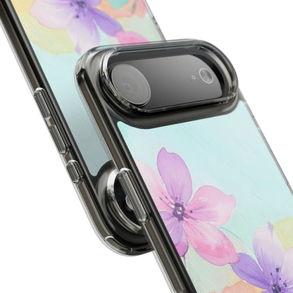 Clear Phone Case – Water Petal