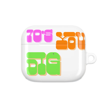 Wireless Earbud Case Cover – 70s Spin