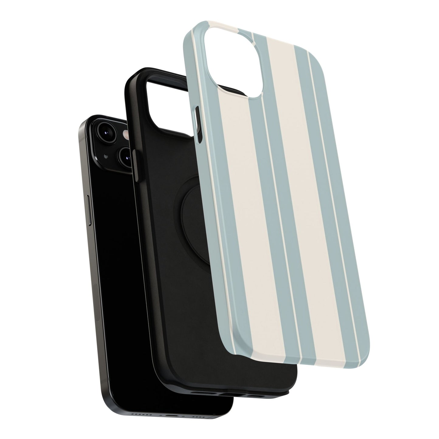 Impact-Resistant Phone Case – Coastal Stripe