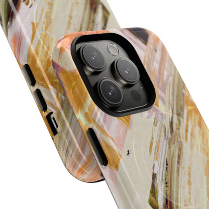 Protective Magnetic Phone Case – Brush & Bronze