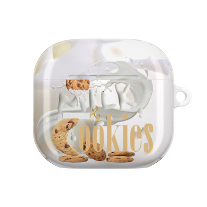 Earbud Case Cover – Milk & Cookies