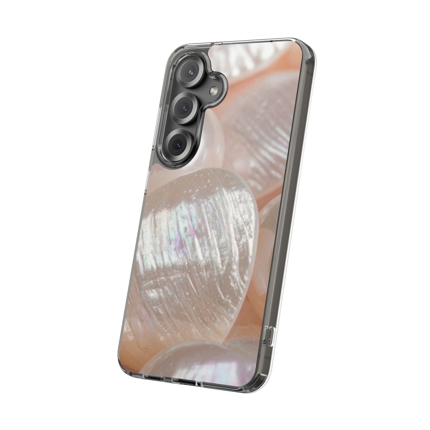 Clear Phone Case – Blush Pearl