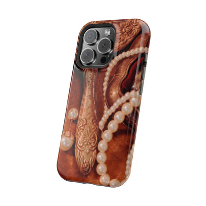 Wireless-Charging Compatible Case – Bronze Vanity