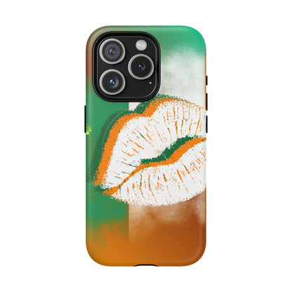 Dual-Layer Phone Case – Irish Lip St. Patrick’s Day Design