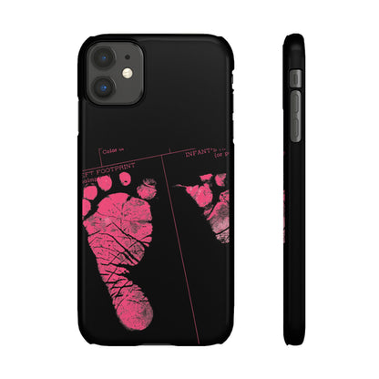 Snap Phone Case – Mom’s Little Pink Footprints