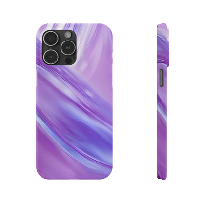 Slim Phone Case – Lavender Wave