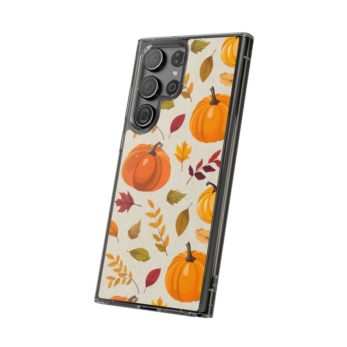Clear Phone Case – Falling for Pumpkin