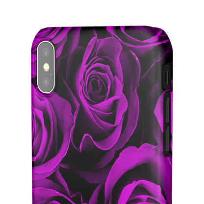 Snap Phone Case – Amethyst Roses