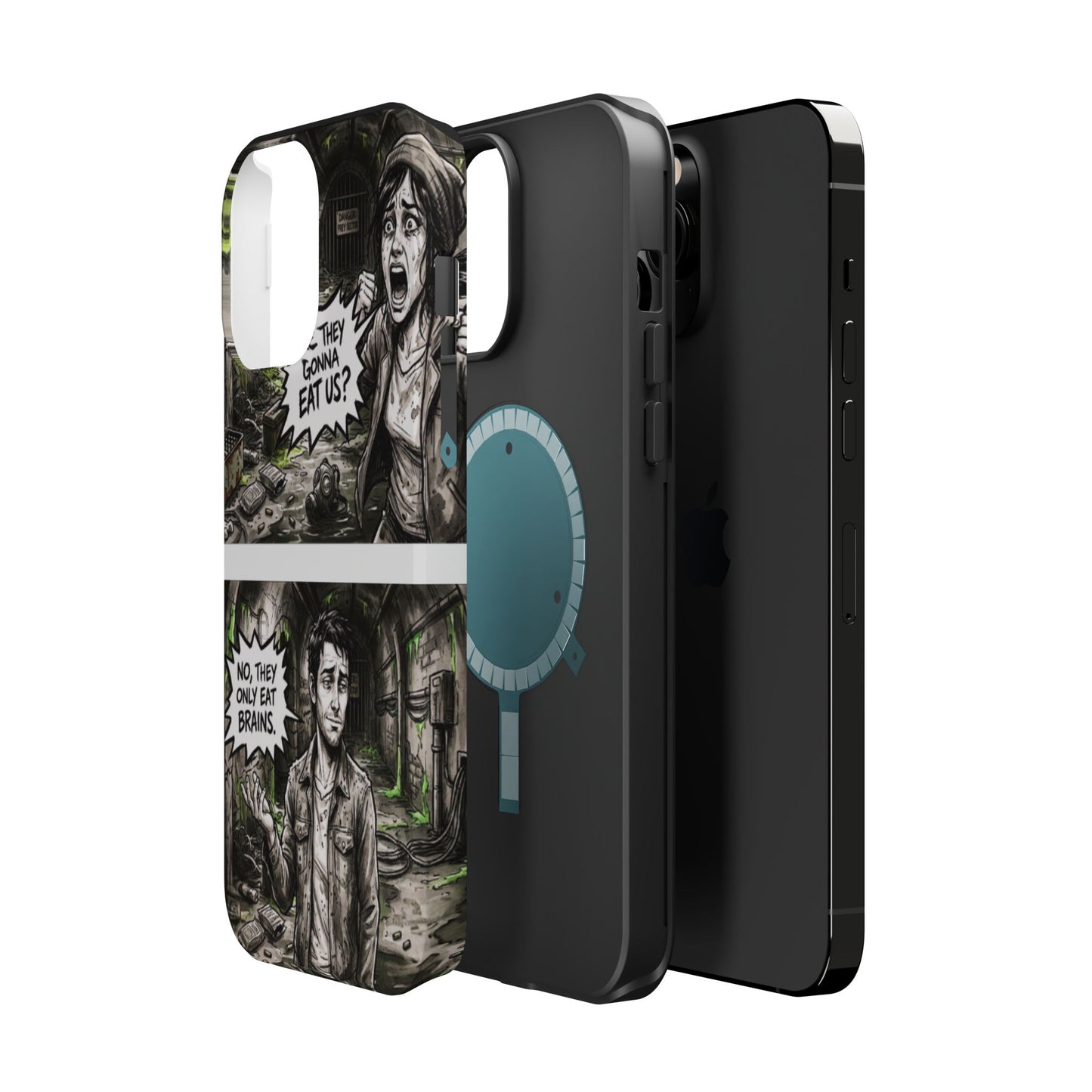 Wireless-Charging Compatible Case – Brains Only