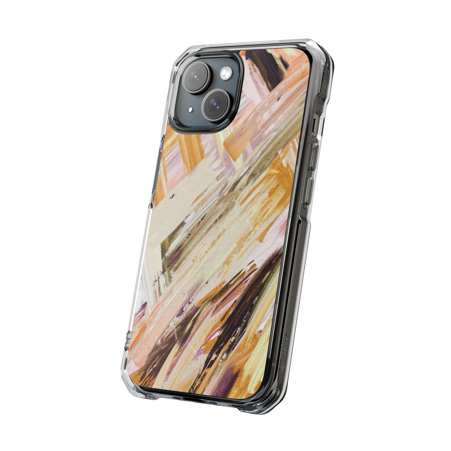 Clear Magnetic Phone Case – Brush & Bronze