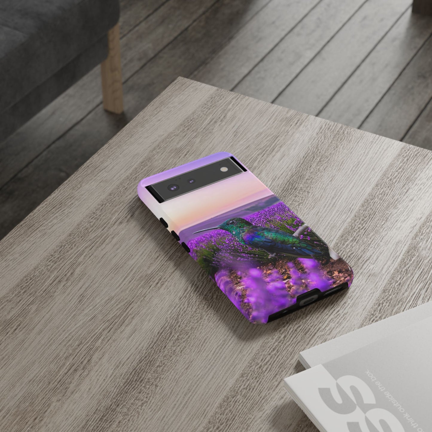 Protective Phone Case – Hummingbird Reverie