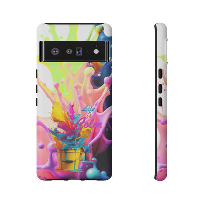 Color Splash Phone Case — “Life in Color” Protective Tough Case