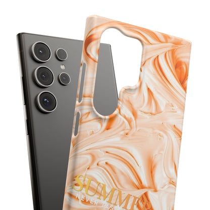 Snap Phone Case – Peach Sorbet