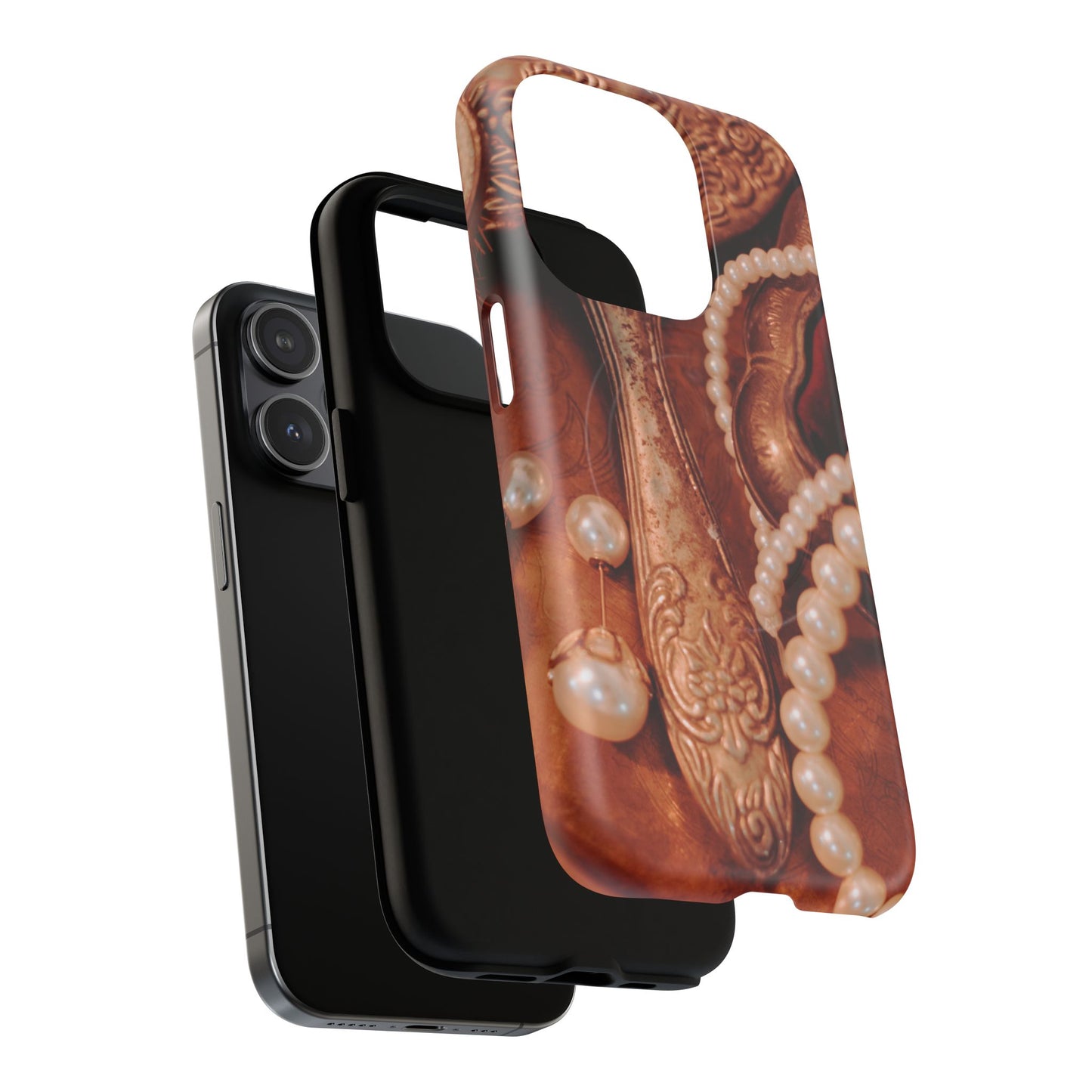 Protective Magnetic Phone Case – Bronze Vanity