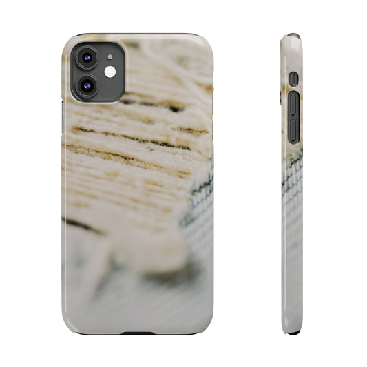 Slim Phone Case – Woven Warmth