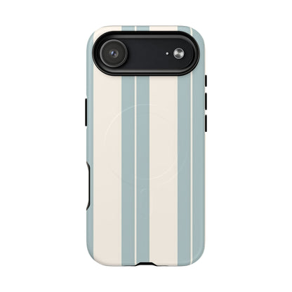 Protective Magnetic Phone Case - Coastal Stripe