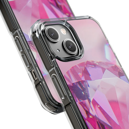 Clear Magnetic Phone Case – Pink Ice