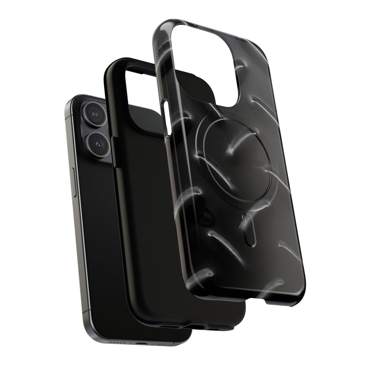 Protective Magnetic Phone Case – Blackout Plate
