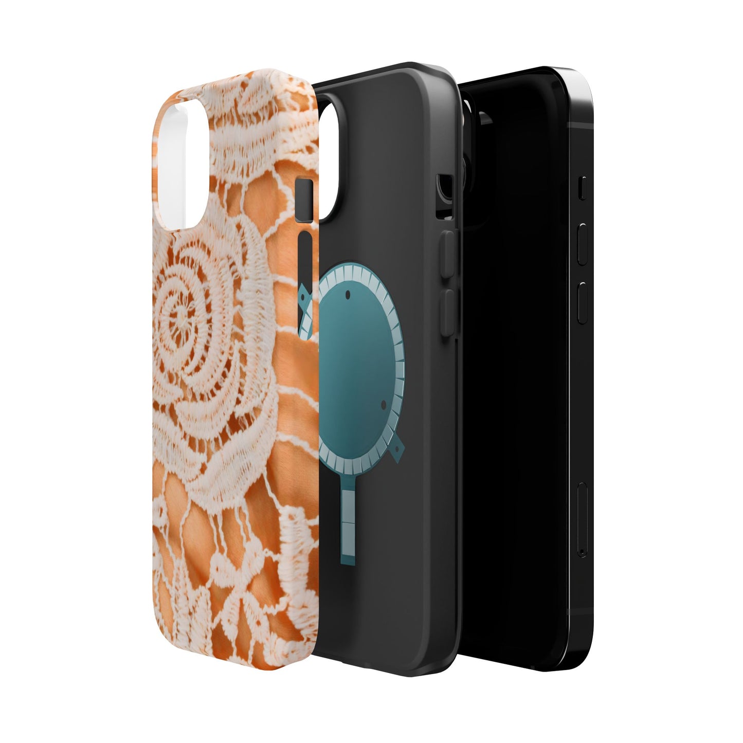 Wireless-Charging Compatible Case – Vintage Veil