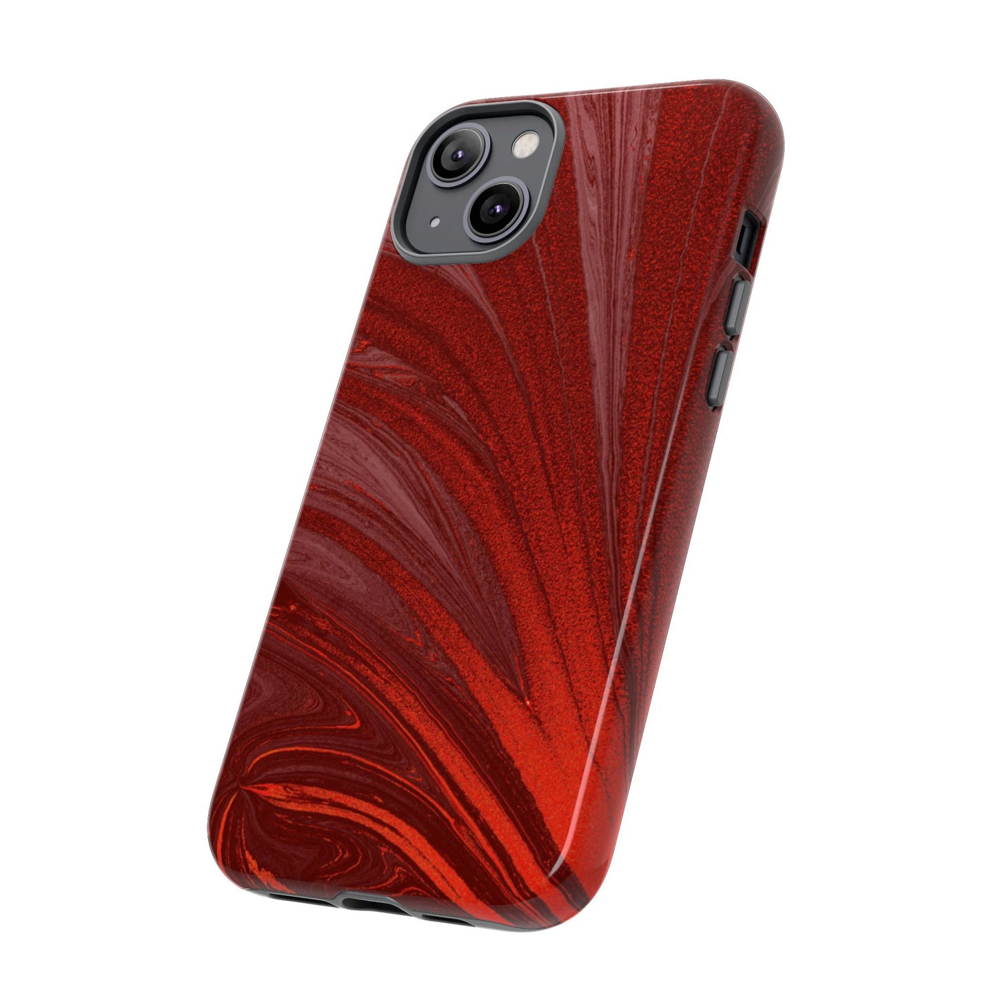 Protective Phone Case – Crimson Current