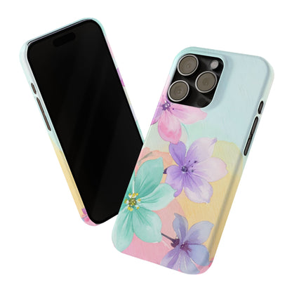 Slim Phone Case – Water Petal