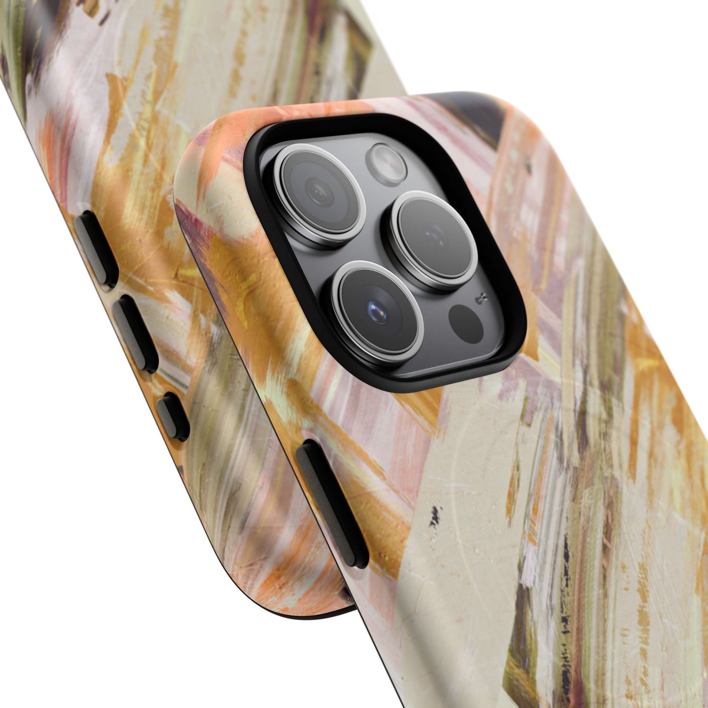 Protective Magnetic Phone Case – Brush & Bronze