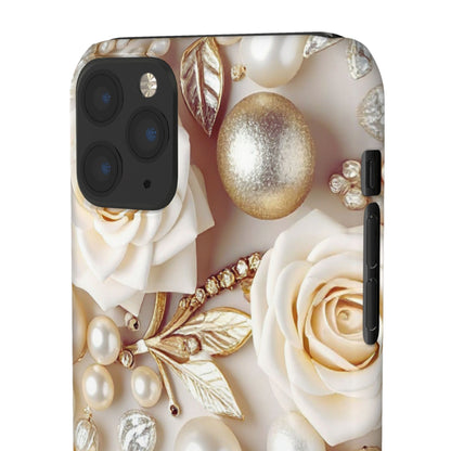 Snap Phone Case – Ivory Opulence