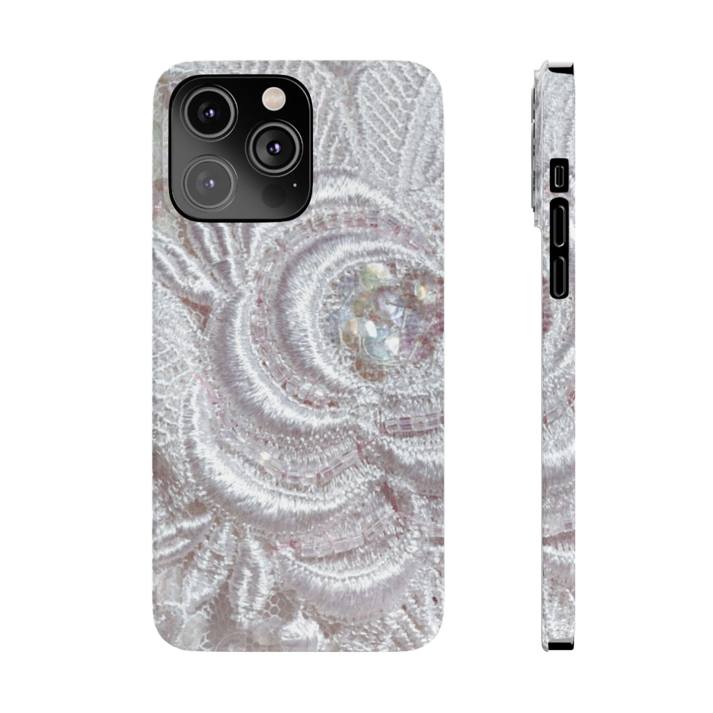Slim Phone Case – Lace Veil