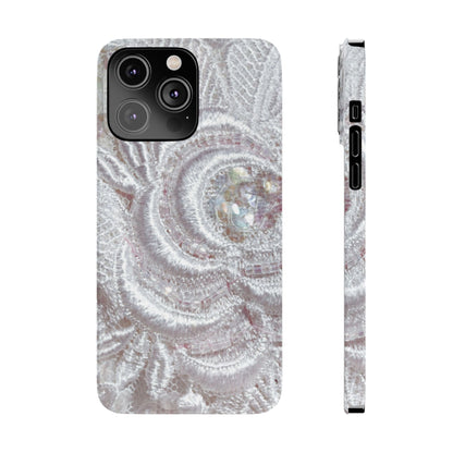 Slim Phone Case – Lace Veil